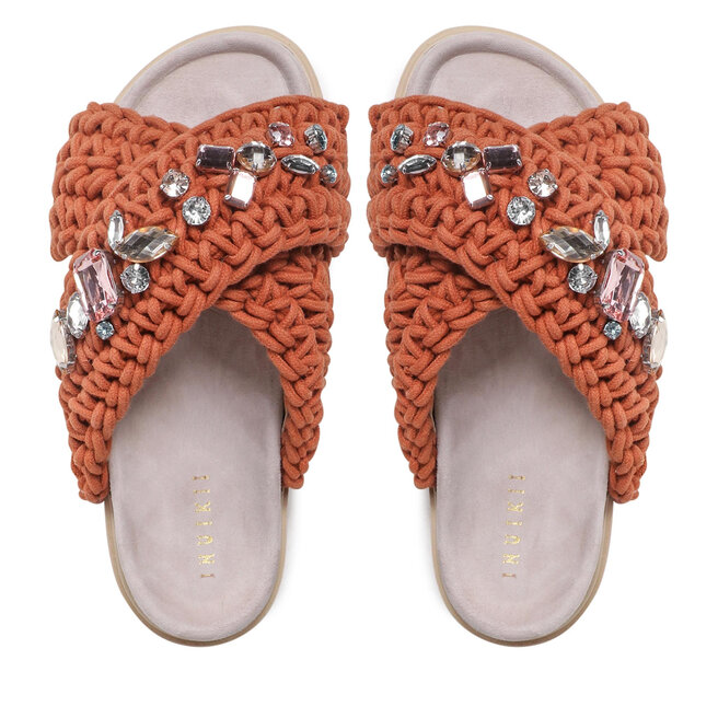 Inuikii Παντόφλες Inuikii Woven Stones 70104-006 Brown