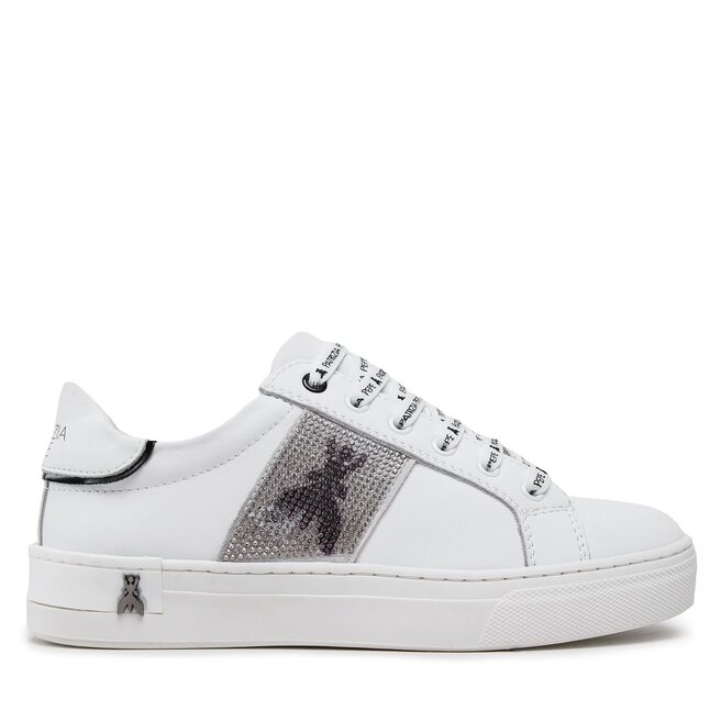 Patrizia Pepe Сникърси Patrizia Pepe PJ212.01 S Vitello Bianco/Nero