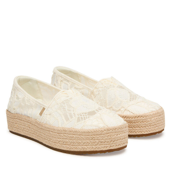 Espadryle Toms Valencia 10023045 Beżowy - kobiece