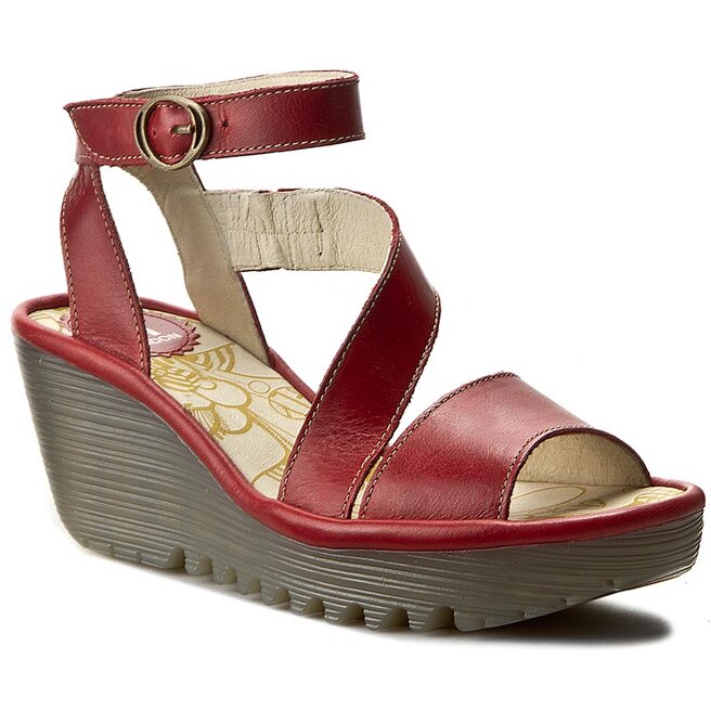 Sandales Fly London Yesk P500526002 Red chaussures