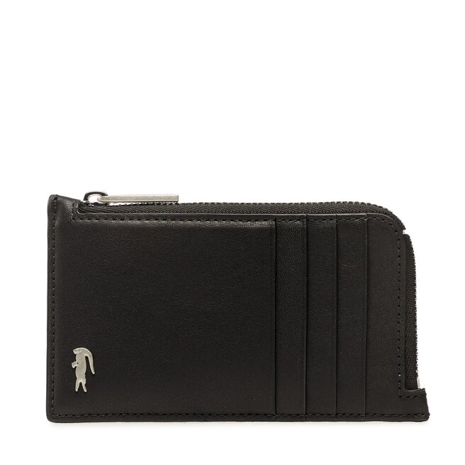 Lacoste Etui pentru carduri Lacoste Slim Zip Cc Holder NH1992FG Noir 000