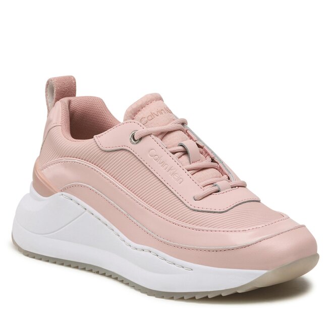 Sneakers Calvin Klein Internal Wedge Lace Up HW0HW01371 Sepia Rose 0JV