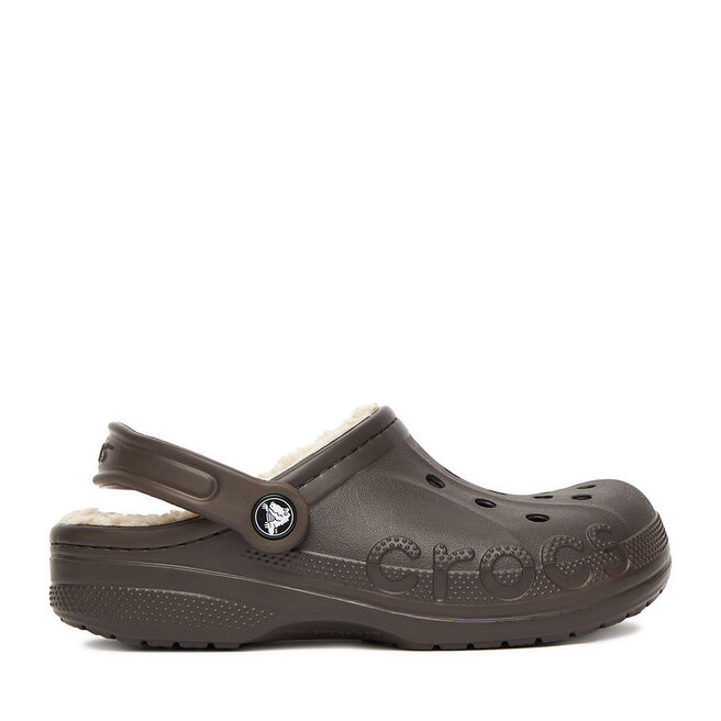 Klapki Crocs C-BAYA LINED CLOG - Brązowy