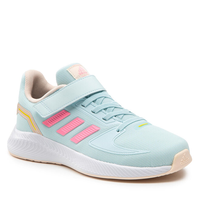 Buty dla dzieci adidas Runfalcon 2.0 C miÄtowo-rÃ³Å¼owe HR1398 á Desportivo