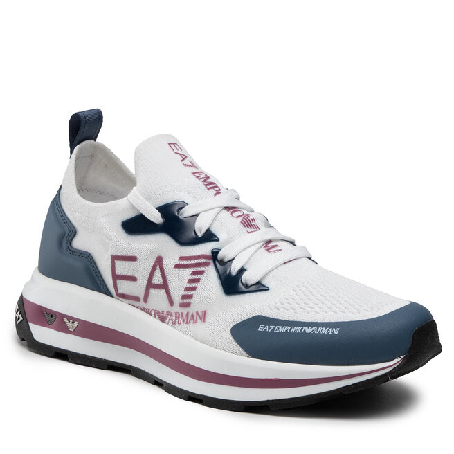 Sneakers EA7 Emporio Armani X8X113 XK269 Q703 Whit/Chinabl/Heathrs Armani imagine noua