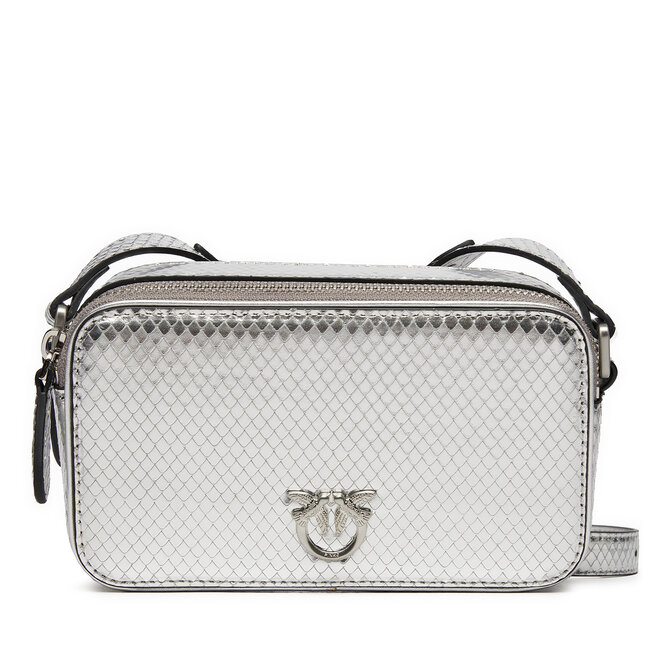 Torebka PINKO Camera Case AI 24-25 PLTT 102810 - Srebrny