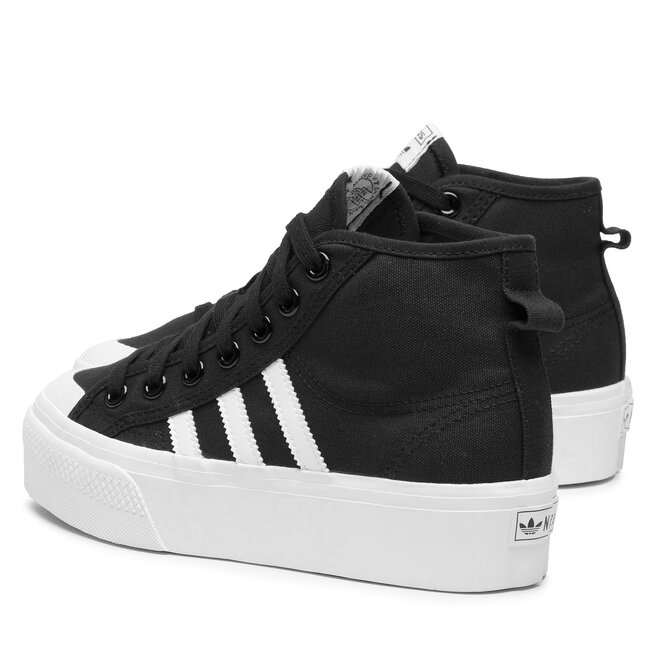 adidas Skor adidas Nizza Platform Mid W FY2783 Cblack/Ftwwht/Ftwwht