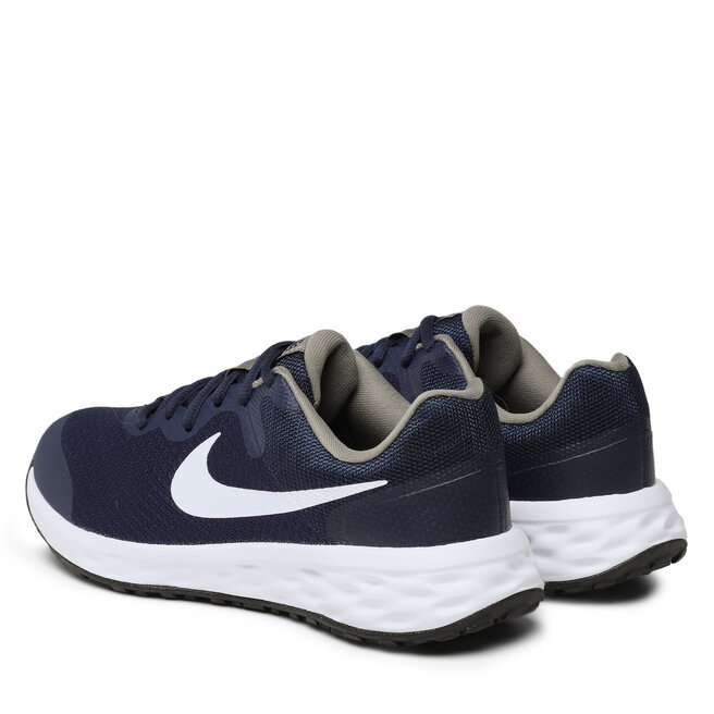 Nike Обувки Nike Revolution 6 Nn (GS) DD1096 400 Midnight Navy/White