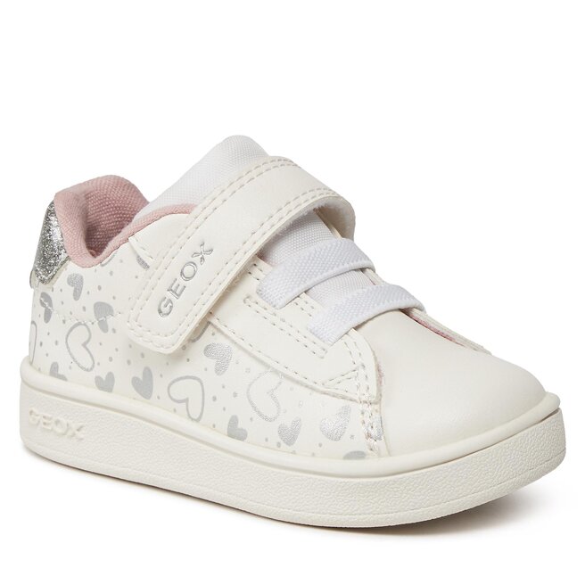 Geox Mädchen B Eclyper Girl Sneaker - Sportliche Kinderschuhe Mit Klettverschluss