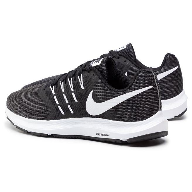 nike swift run black and white