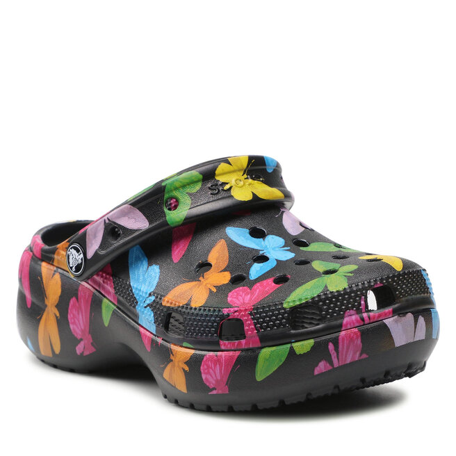 crocs classic platform black