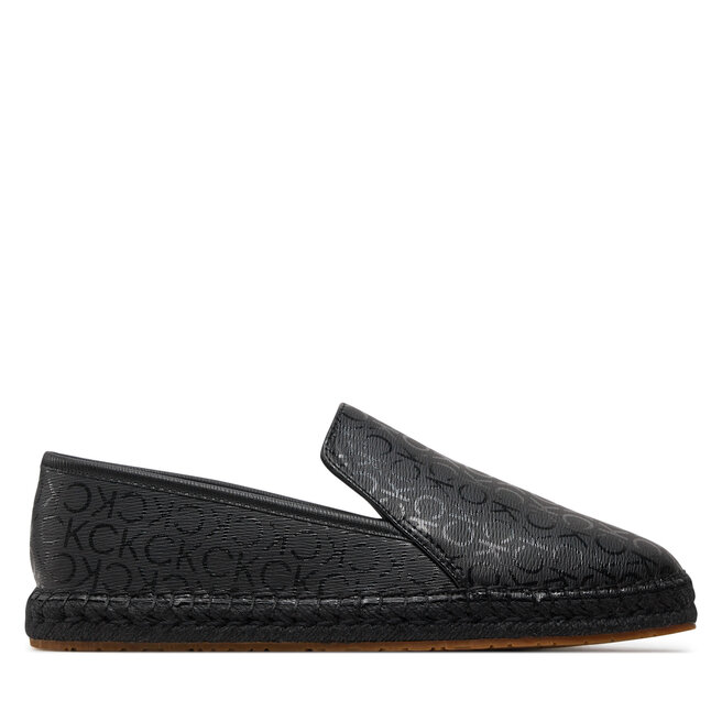 Espadryle Calvin Klein Espadrille Epi Mono - Czarny