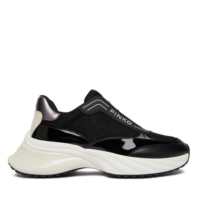Sneakersy PINKO Ariel 19 SS0097 P140 Czarny - kobiece