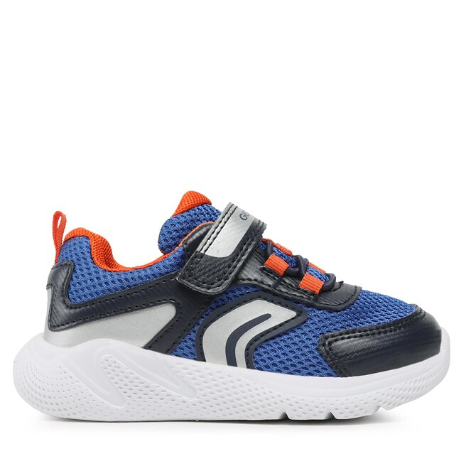 Scarpe Geox B Sprintye Per Bambini E Ragazzi - Sneakers Alte, Chiusura Velcro, Suola In Gomma, Materiali Traspiranti