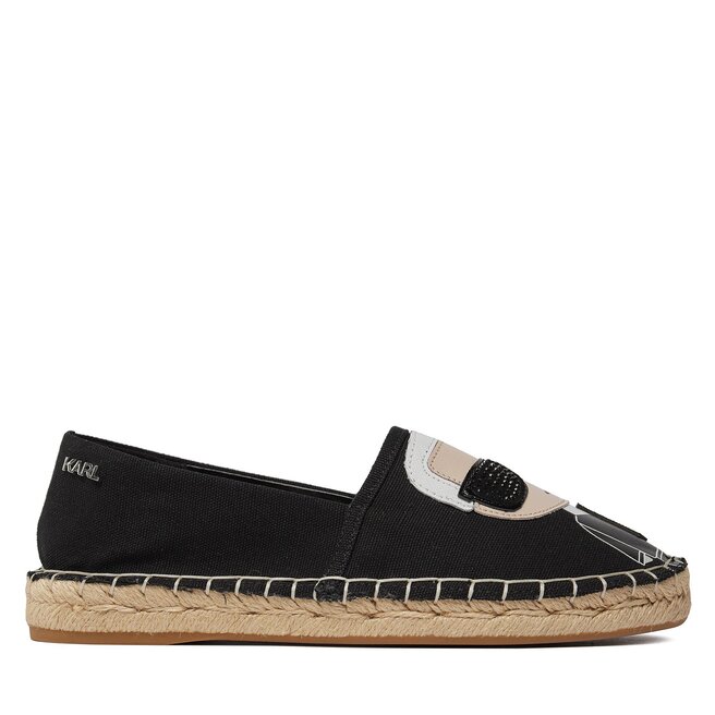 Alpargatas KARL LAGERFELD KL80111 Black Lthr Textile zapatos.es