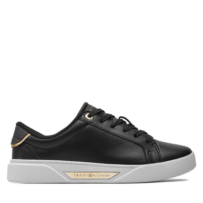 Sneakersy Tommy Hilfiger Chic Hw Court Sneaker - Czarny