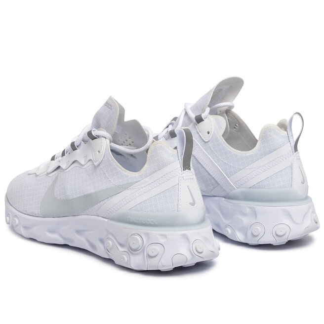 Nike React Element 55 SE Grid Triple White (2019)  Chaussure nike air, Chaussure  nike homme, Chaussure sport homme