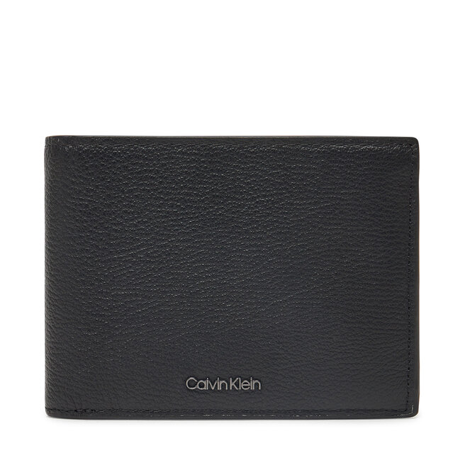 Portfel męski Calvin Klein Modern Bus Trifold 10Cc W/Coin - Czarny