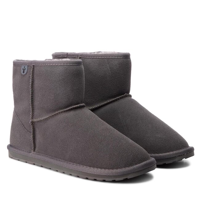 EMU Australia Boty EMU Australia Wallaby Mini Teens T10103 Charcoal