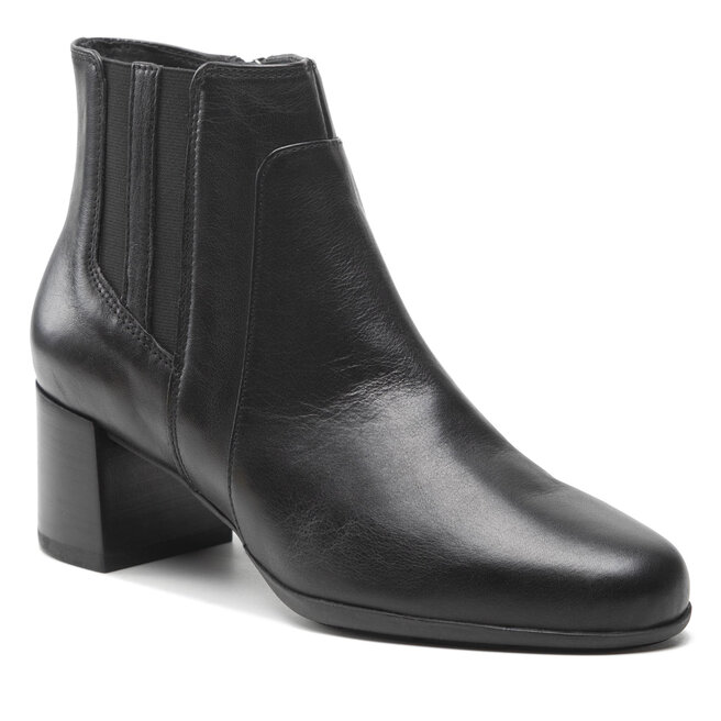 Geox Polokozačky Geox D N. Annya M. B D94CBB 00085 C9997 Black