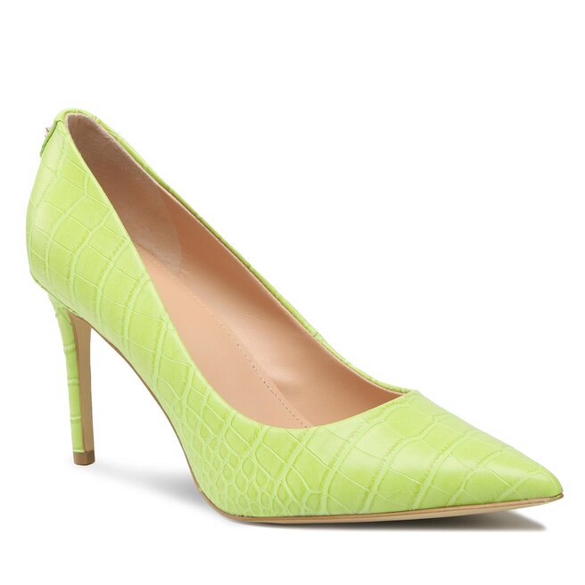 Pantofi cu toc subțire Guess Piera2 Carry Over FL5PI8 PEL08 GREEN Carry imagine noua