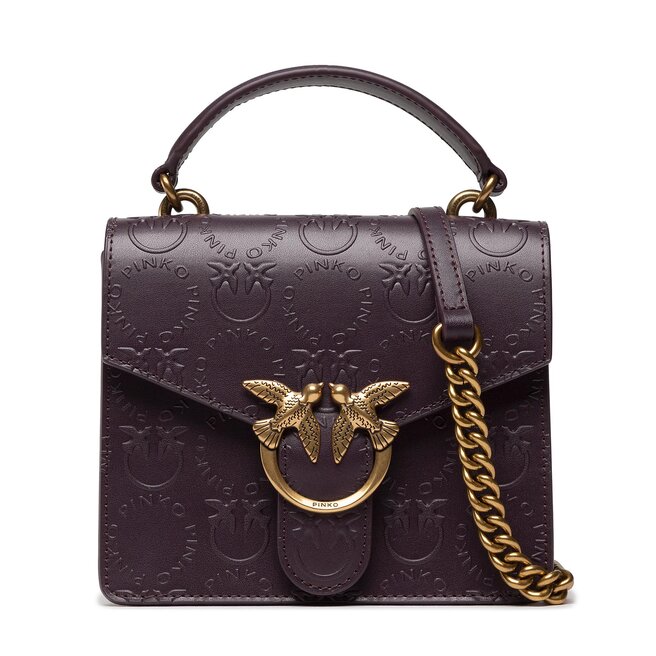 Geantă Pinko Love Mini Top Handle New Monogram Al 22-23 PLTT 1P22VP A042 Purple WWAQ 1P22VP imagine noua gjx.ro