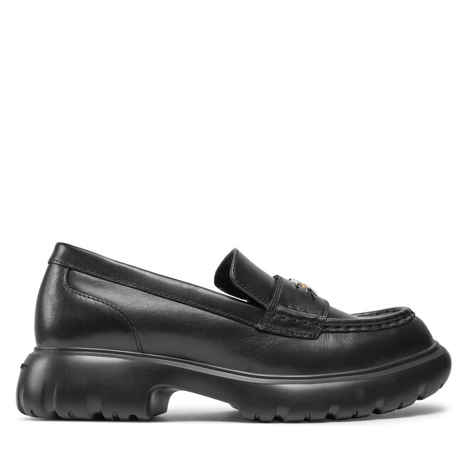 Loafersy KARL LAGERFELD - Czarny