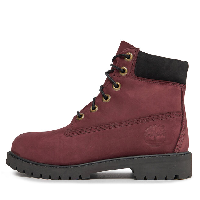 Maroon timberland clearance boots