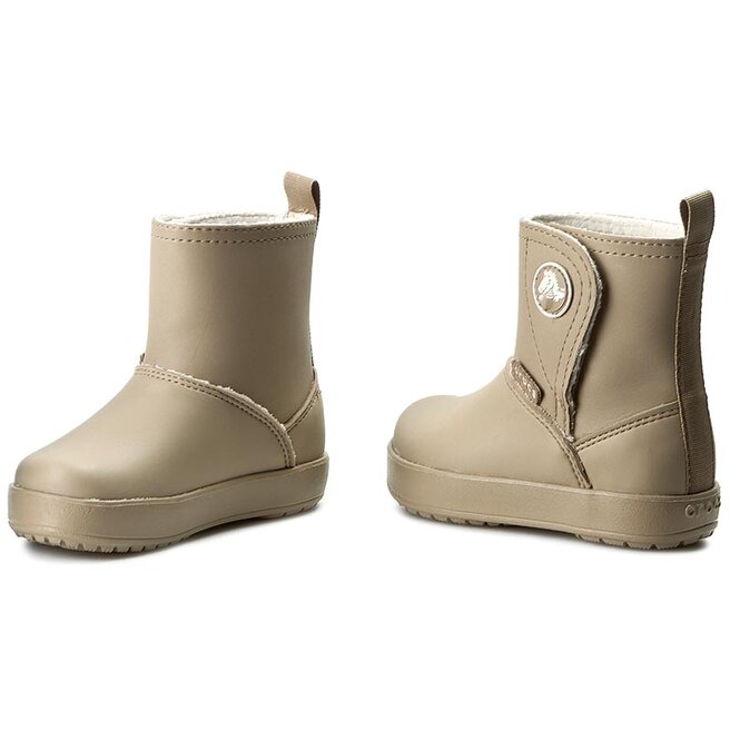 Ilgaauliai Crocs Colorlite Boot Ps 15840 Tumbleweed Oatmeal