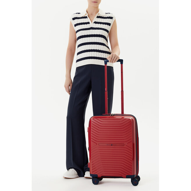 Walizka średnia Beverly Hills Polo Club CEO-BHPC-WAL-006-S Czerwony -