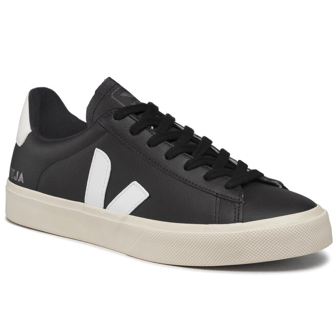 Alivio pirámide dirección Sneakers Veja Campo Chromefree CP051215B Black/White • Www.zapatos.es