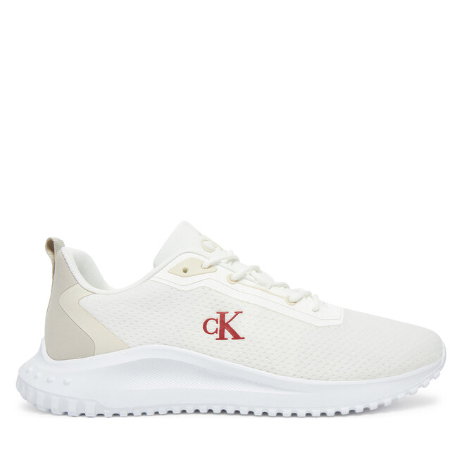 Sneakersy Calvin Klein Jeans Eva Runner Mix Mesh - Biały