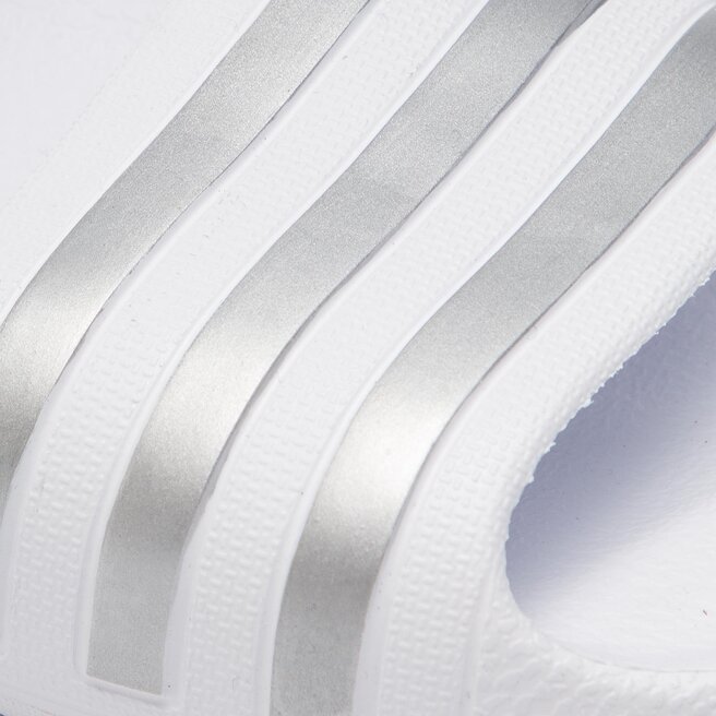 adidas Șlapi adidas adilette Aqua K F35555 Ftwwht/Silvmt/Ftwwht