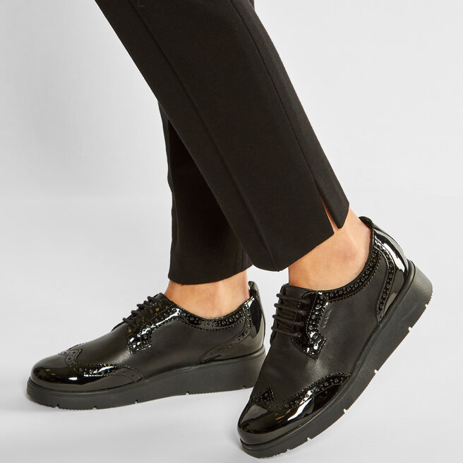 Geox Oxford cipők Geox D Arlara I D04LCI 08502 C9999 Black