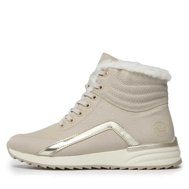 Rieker Sneakersy Rieker X8004-60 Beige