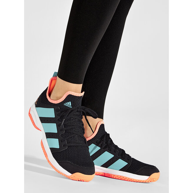 adidas Pantofi adidas Stabil Jr GX3761 Core Black/Core Black/Beam Orange