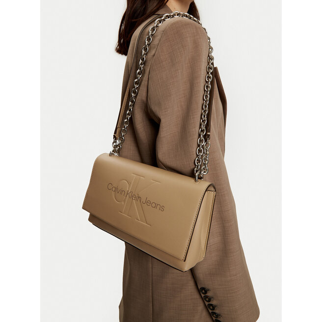 Torebka Calvin Klein Jeans K60K612221 Brązowy -