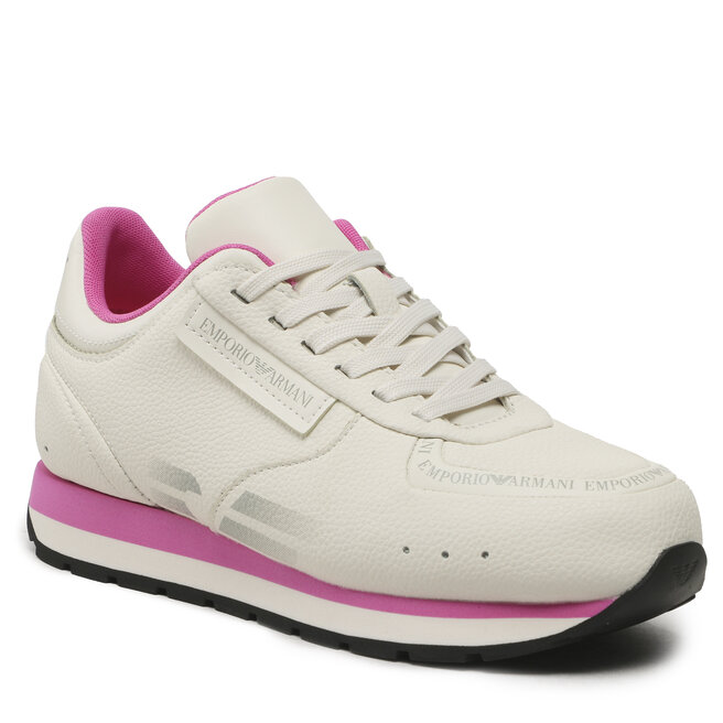 Sneakers Emporio Armani X3X181 XN826 N862 White/Pink Armani imagine noua gjx.ro