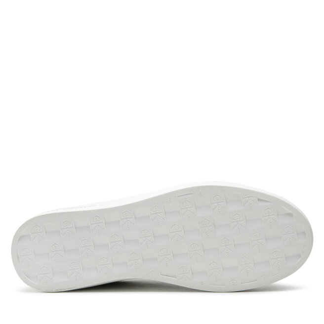 Calvin Klein Jeans Сникърси Calvin Klein Jeans Classic Cupsole Laceup Low YW0YW00775 White/Silver 0LB