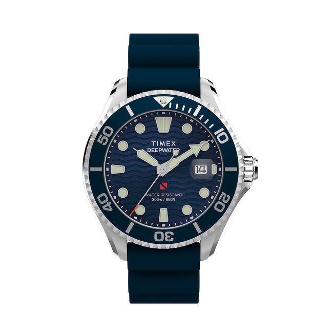 Zegarek Timex Deepwater Meridian - Srebrny