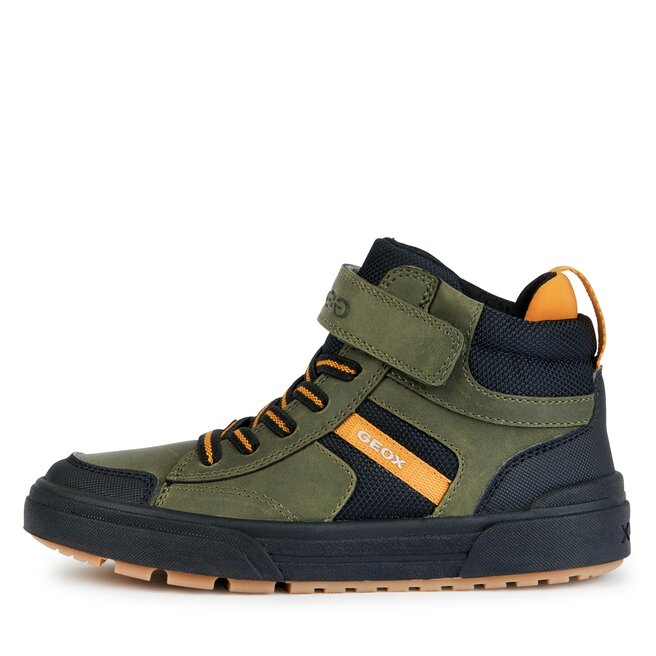 Geox Sneakers Geox J Weemble Boy J26HAA 0MEFU C0099 M Military/Yellow