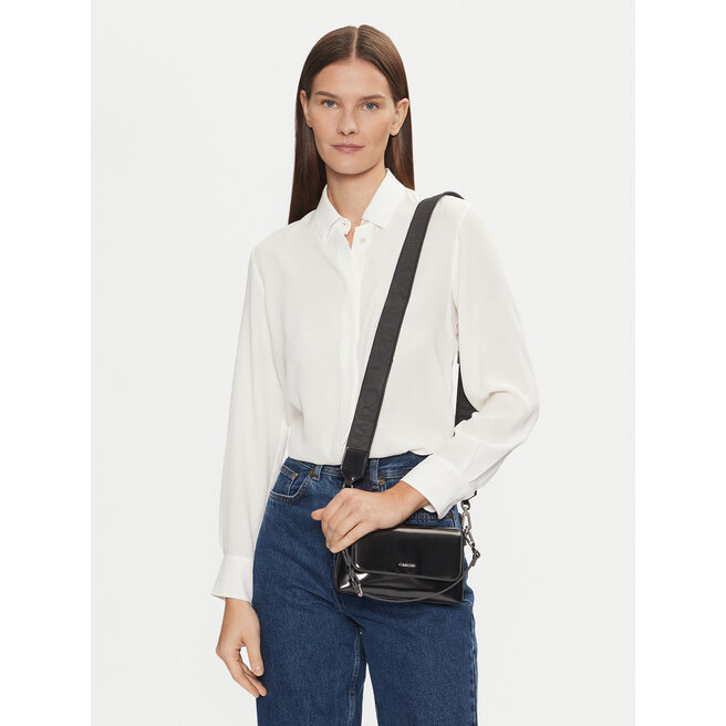 Torebka Calvin Klein Ck Must Dbl Strap Mini Bag_Shiny K60K612772 Czarny -