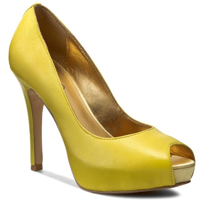 Tacón de Liu Jo Open Toe Clarissa S15035 P0096 Yellow Cream 20738 | zapatos.es