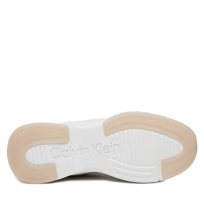 Calvin Klein Sneakers Calvin Klein Elevated Runner Lace Up HW0HW01351 Marshmallow/Feather Gray 0K6