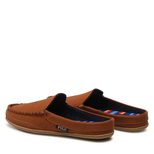 Polo Ralph Lauren Bačkory Polo Ralph Lauren Collins Mule RF104204 Snuff Washed Chino/Stripe/Navy