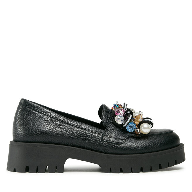 Loafersy R.Polański - Czarny
