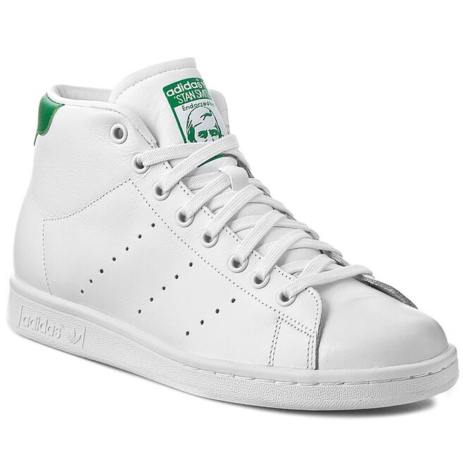 Zapatos adidas Stan Smith Mid S75028 Ftwwht/Ftwwht/Green Www.zapatos.es