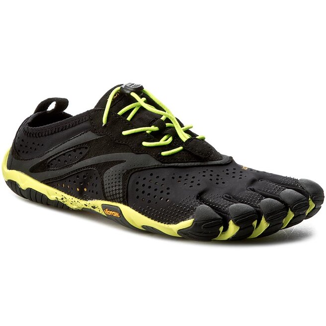 Pantofi Vibram Fivefingers V-Run 16M3101 Black/Yellow 16M3101 imagine noua 2022