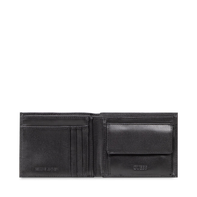Guess Голям мъжки портфейл Guess Certosa Billfold W C.P. SMCRTO LEA20 BLA
