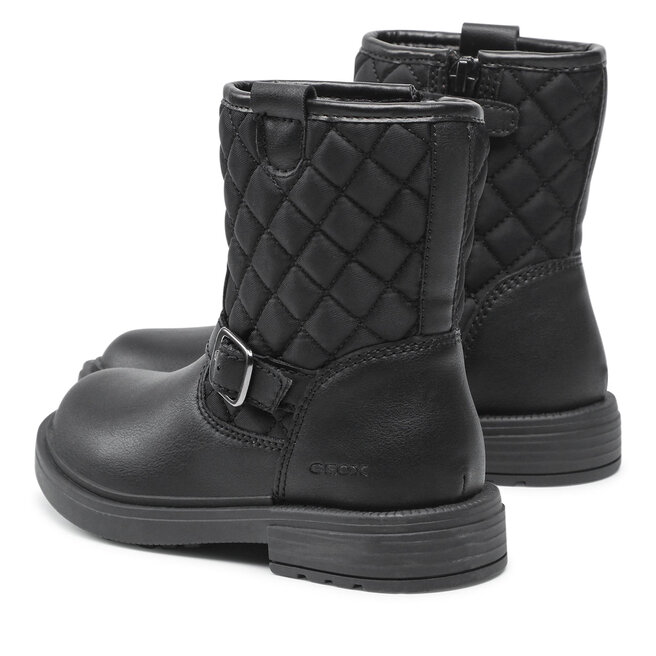 Geox Čižmy Geox J Eclair G. H J169QH 054FU C9999 S Black